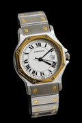 Cartier Santos LM Octagon Tropical Dial