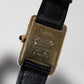Cartier Vintage Tank Must Vermeil Gold Plated Silver / BLUE