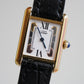 Cartier Vintage Tank Must Vermeil Gold Plated Silver
