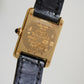 Cartier Vintage Tank Must Vermeil Gold Plated Silver