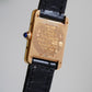 Cartier Vintage Tank Must Vermeil Gold Plated Silver