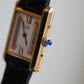Cartier Vintage Tank Must Vermeil Gold Plated Silver
