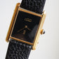 Cartier Vintage Tank Must Vermeil Gold Plated Silver