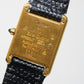 Cartier Vintage Tank Must Vermeil Gold Plated Silver / yellow