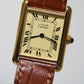 Cartier Vintage Tank Must Vermeil Gold Plated Silver / yellow