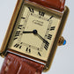 Cartier Vintage Tank Must Vermeil Gold Plated Silver / yellow