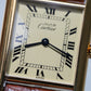 Cartier Vintage Tank Must Vermeil Gold Plated Silver / yellow