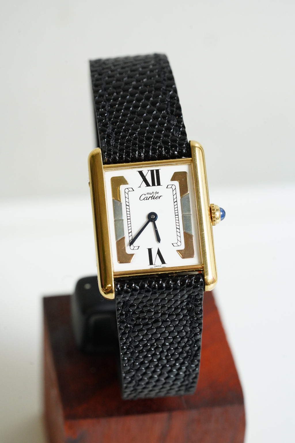 Cartier Vintage Tank Must Vermeil Gold Plated Silver  /