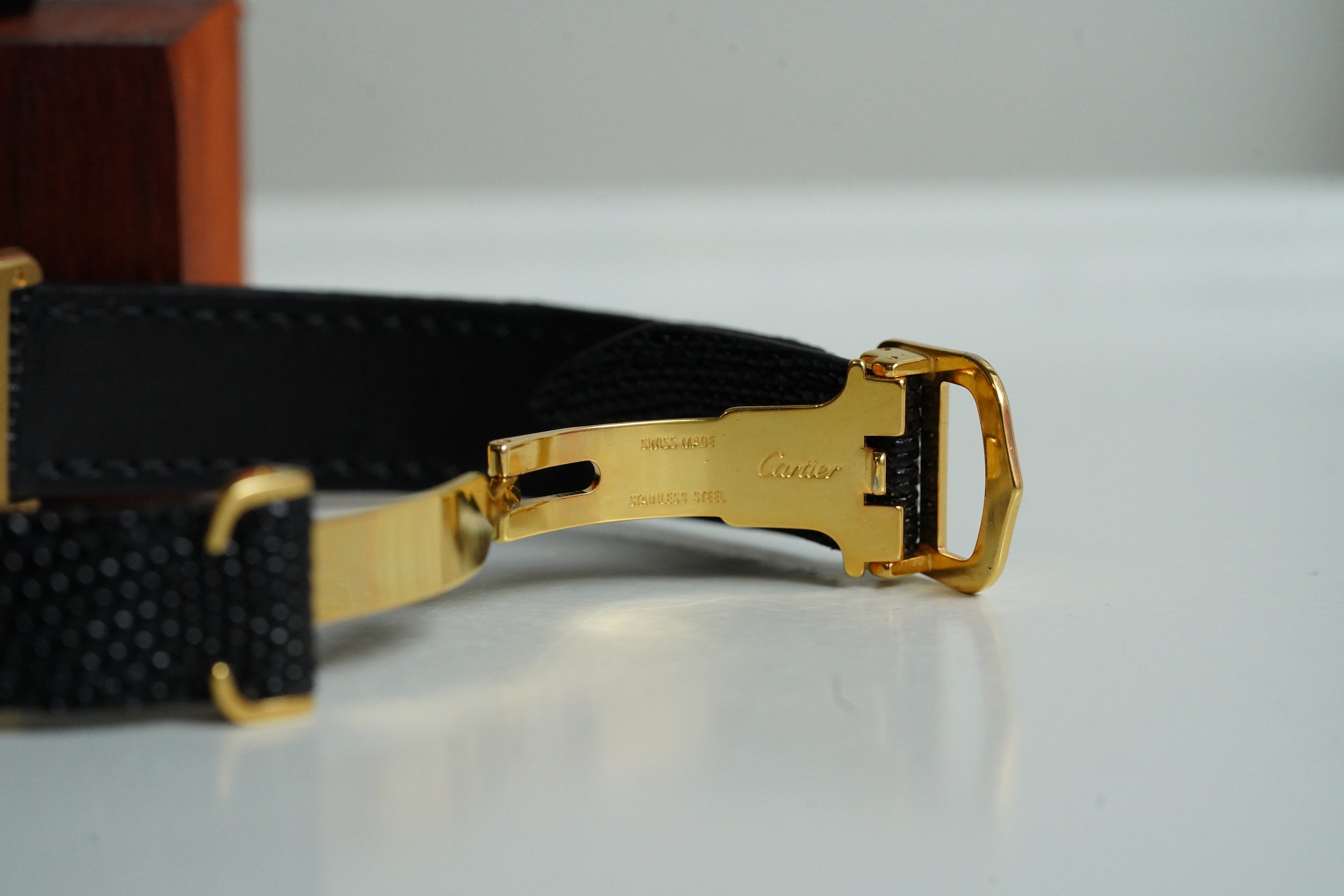 Cartier Vintage Tank Must Vermeil Gold Plated Silver  /