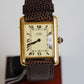 Cartier Vintage Tank Must Vermeil Gold Plated Silver  / yellow Dial 3