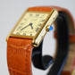 Cartier Vintage Tank Must Vermeil Gold Plated Silver  / yellow Dial 2