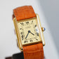 Cartier Vintage Tank Must Vermeil Gold Plated Silver  / yellow Dial 2