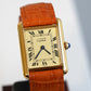 Cartier Vintage Tank Must Vermeil Gold Plated Silver  / yellow Dial 2