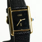 Cartier Vintage Tank Must Vermeil Gold Plated Silver  / Black
