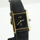 Cartier Vintage Tank Must Vermeil Gold Plated Silver  / Black