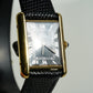 Cartier Vintage Tank Must Vermeil Gold Plated Silver  / Black Dial