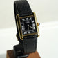 Cartier Vintage Tank Must Vermeil Gold Plated Silver  / Black Dial