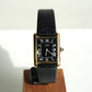 Cartier Vintage Tank Must Vermeil Gold Plated Silver  / Black Dial
