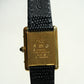 Cartier Vintage Tank Must Vermeil Gold Plated Silver  / Black Dial
