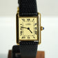 Cartier Vintage Tank Must Vermeil Gold Plated Silver  / yellow Dial