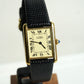Cartier Vintage Tank Must Vermeil Gold Plated Silver  / yellow Dial