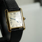 Cartier Vintage Tank Must Vermeil Gold Plated Silver  / yellow Dial