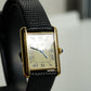 Cartier Vintage Tank Must Vermeil Gold Plated Silver  / yellow Dial