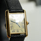 Cartier Vintage Tank Must Vermeil Gold Plated Silver  / yellow Dial