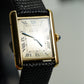 Cartier Vintage Tank Must Vermeil Gold Plated Silver  / yellow Dial