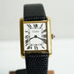Cartier Vintage Tank Pre Must Vermeil Gold Plated Silver  / White