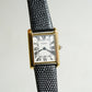 Cartier Vintage Tank Pre Must Vermeil Gold Plated Silver  / White