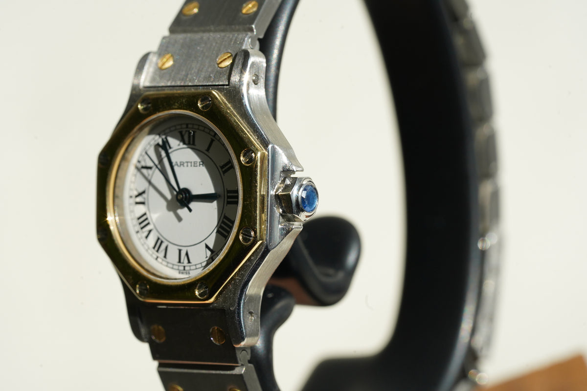 Cartier Santos SM Octagon Tropical Dial