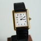 Cartier Vintage Tank Must Vermeil Gold Plated Silver