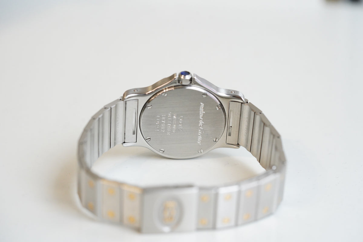 Cartier Santos LM Octagon Tropical Dial Quartz