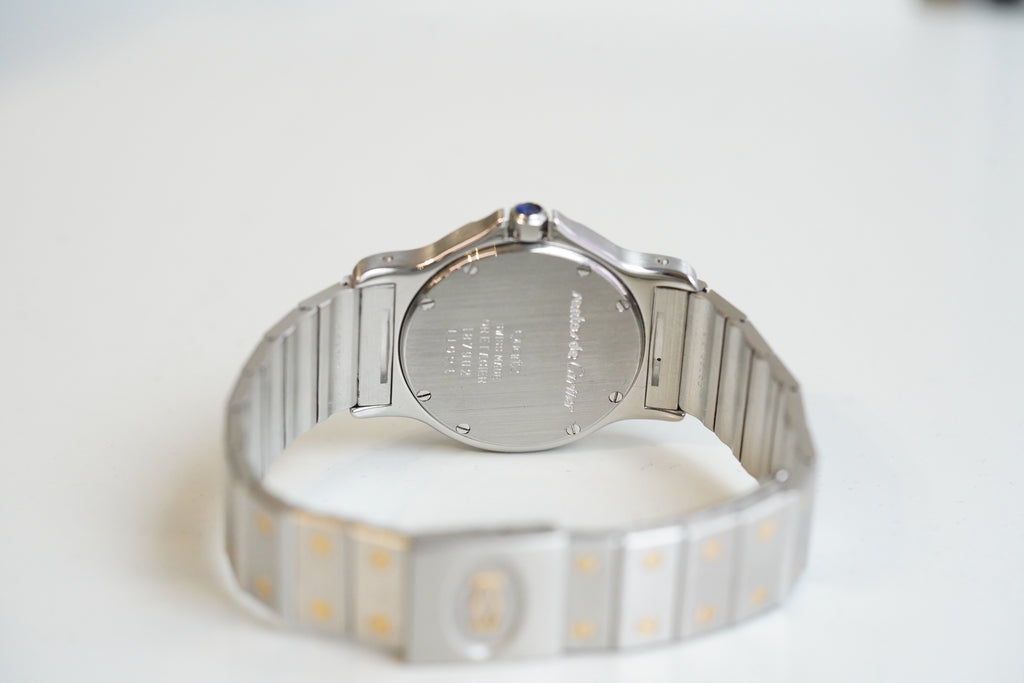 Cartier Santos LM Octagon Tropical Dial Quartz