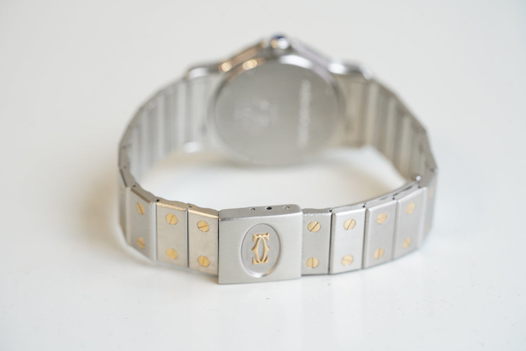 Cartier Santos LM Octagon Tropical Dial Quartz