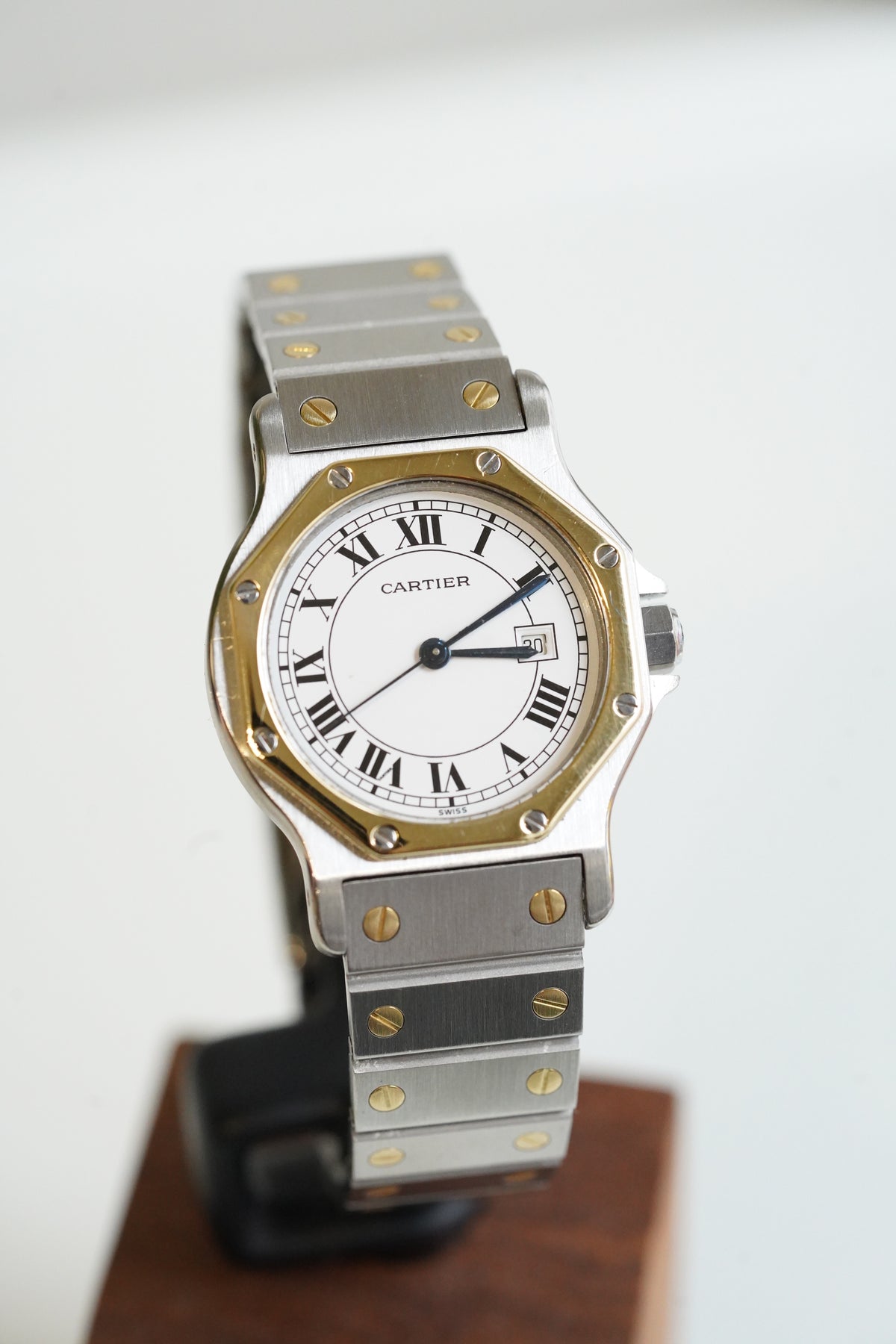 Cartier Santos LM Octagon Tropical Dial