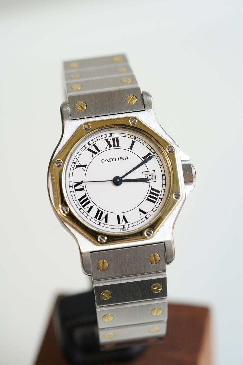 Cartier Santos LM Octagon Tropical Dial