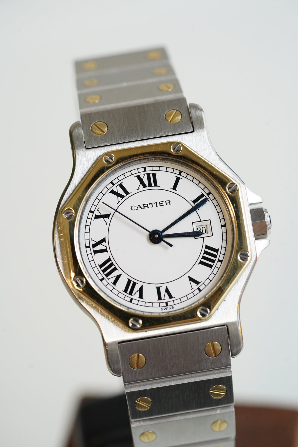 Cartier Santos LM Octagon Tropical Dial