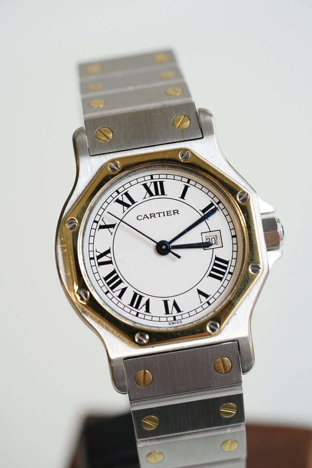 Cartier Santos LM Octagon Tropical Dial