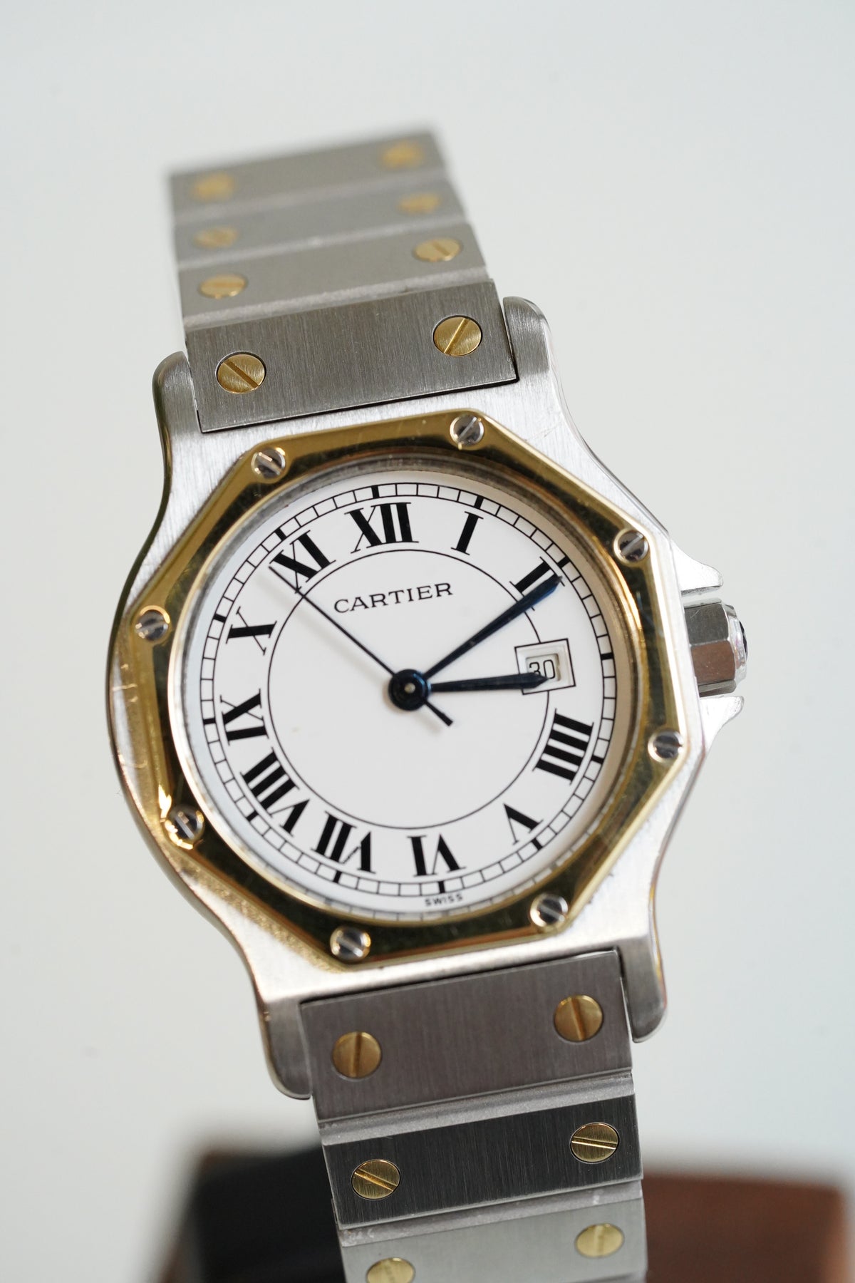 Cartier Santos LM Octagon Tropical Dial