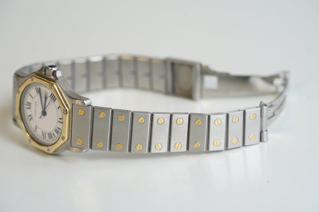 Cartier Santos LM Octagon Tropical Dial