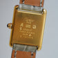 Cartier Vintage Tank Must Vermeil Gold Plated Silver  / yellow Dial