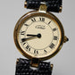 Cartier Vintage Vermeil Gold Plated Silver  / yellow Dial