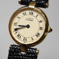 Cartier Vintage Vermeil Gold Plated Silver  / yellow Dial