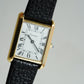 Cartier Vintage Tank Must Vermeil Gold Plated Silver