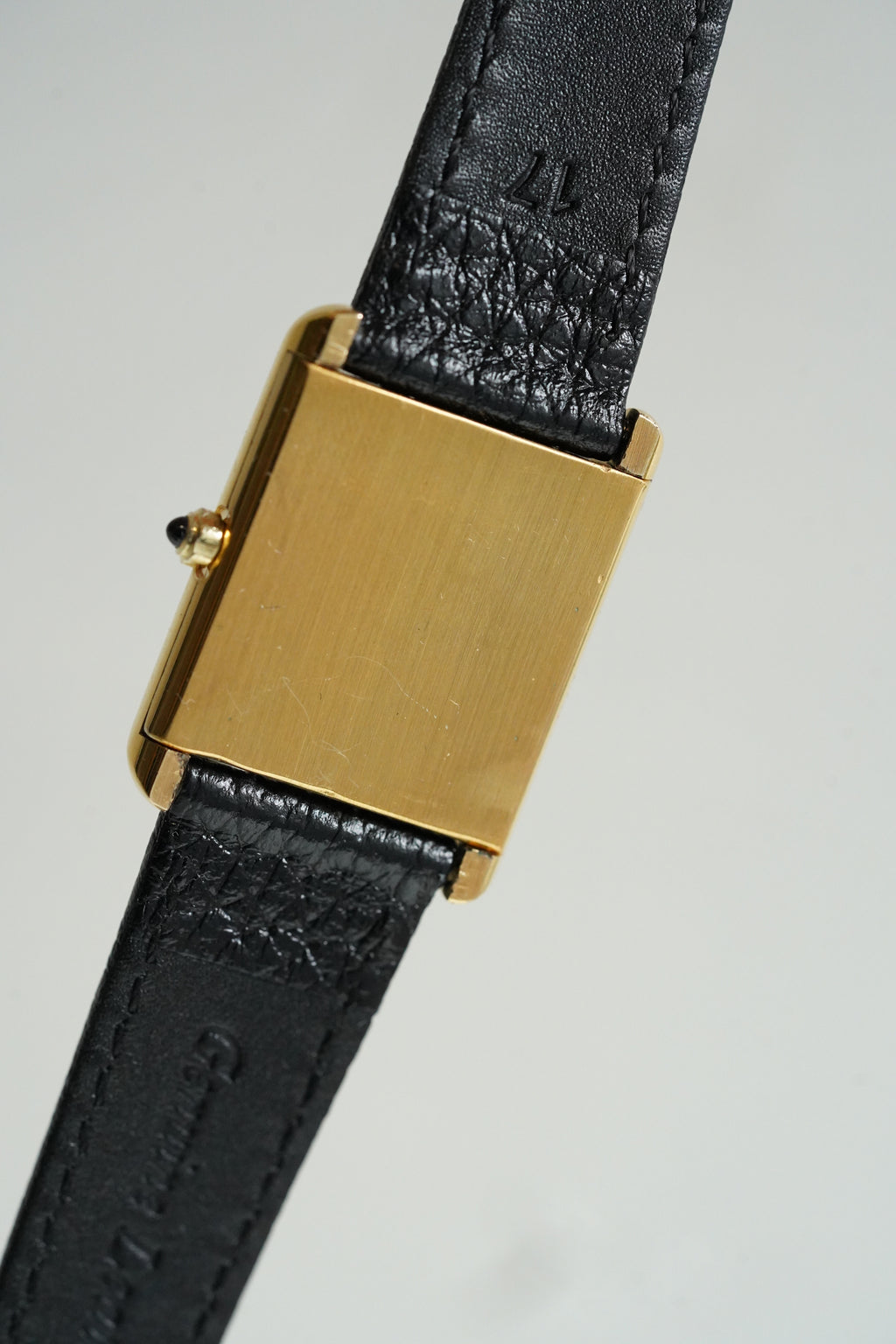 Cartier Vintage Tank Must Vermeil Gold Plated Silver