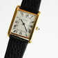 Cartier Vintage Tank Must Vermeil Gold Plated Silver