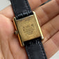 Cartier Vintage Tank Must Vermeil Gold Plated Silver  / Yellow Dial (full set)