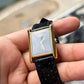 Cartier Vintage Tank Must Vermeil Gold Plated Silver  / Black Dial